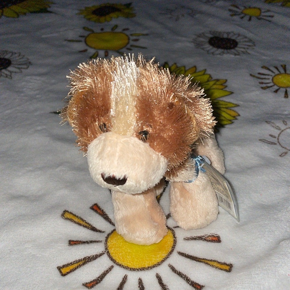 Webkinz Brown and White Stuff Animal Dog